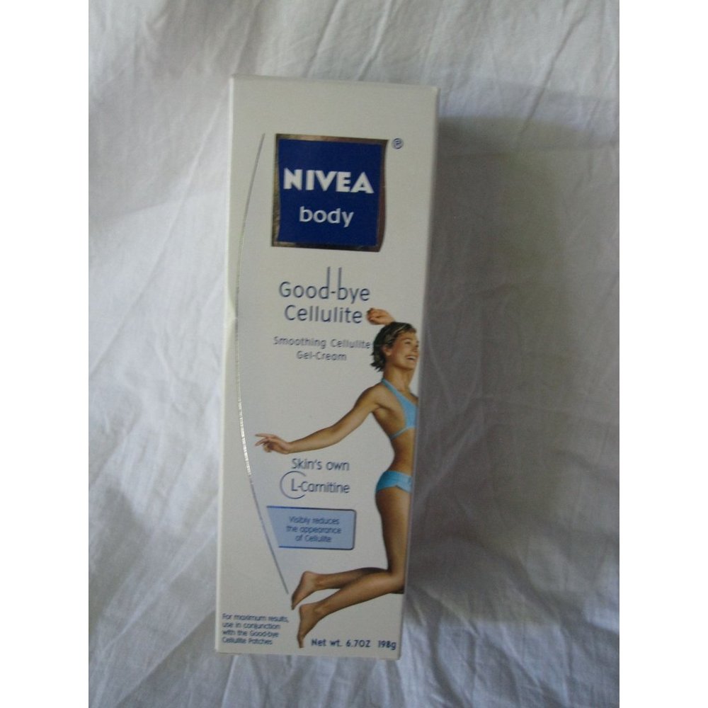 NEW NIVEA Body Good-bye Cellulite Smoothing Gel Cream 6.7 oz L-Carnitine‎ RARE!